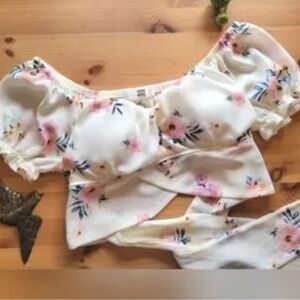 Floral Puff Sleeve Blouse